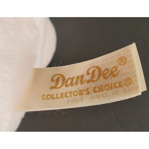 Bulldog Plush Stuffed Animal Dan Dee Collector's Choice Glitter Lips Kiss V-DAY - Picture 9 of 11